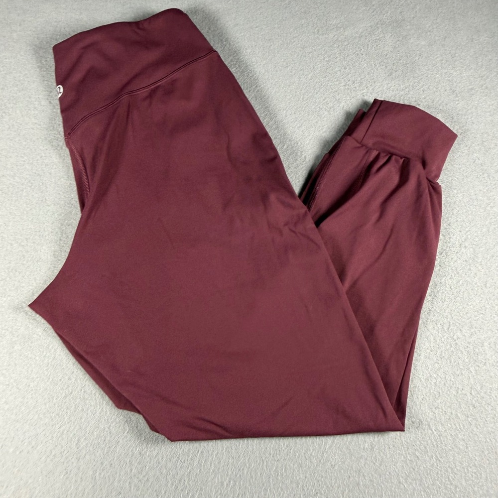 Lululemon Align Jogger Crop 23 Red Merlot Size 6 High Rise Nulu Yoga Pants